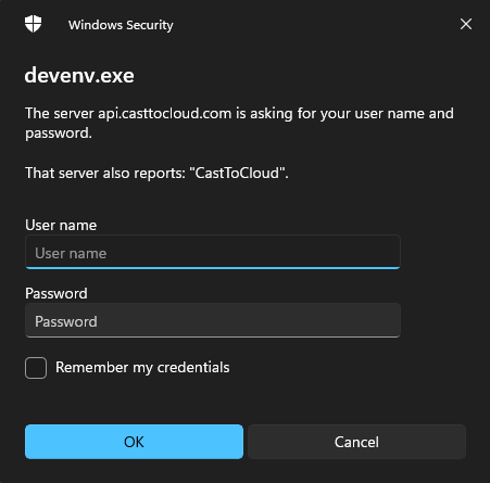 Open Visual Studio Settings